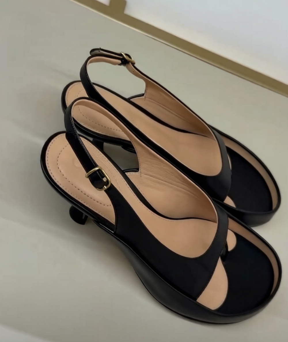 Kitten Heel Women - Летние женские сандалии-шлепанцы в повседневном стиле