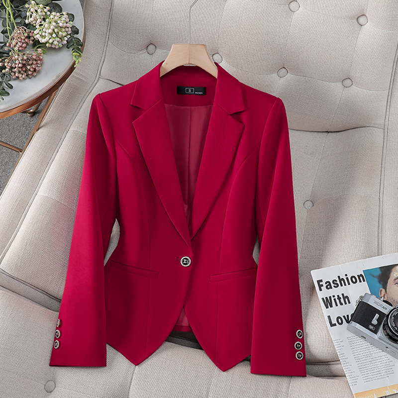 Women'S Office Formal Wear For Ladies - Новый модный женский деловой блейзер: красный,