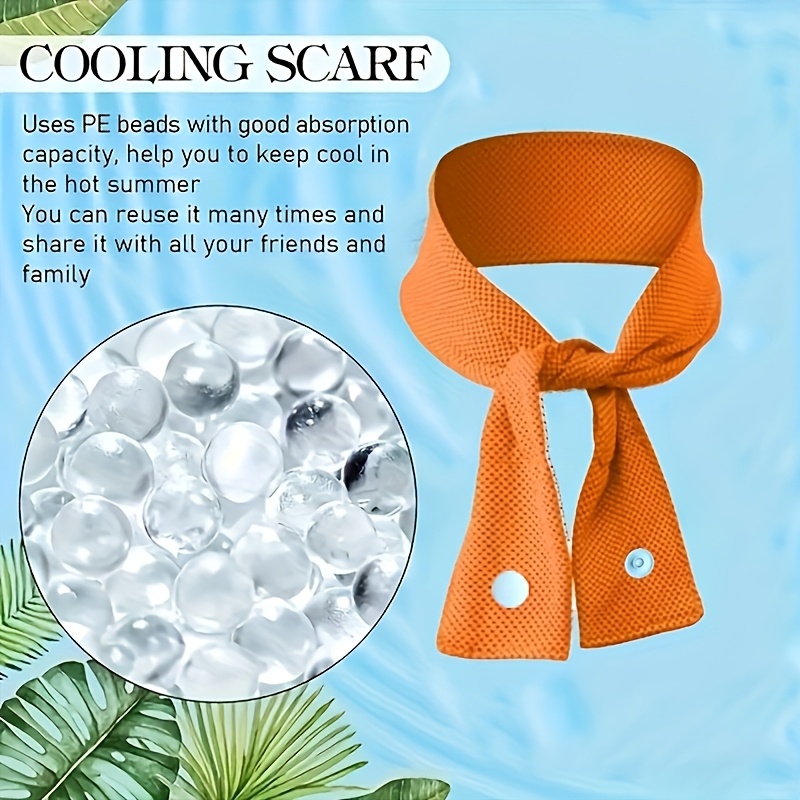 Scarf Silk Neck - Охлаждающий шейный платок-бандана из ледяного шелка