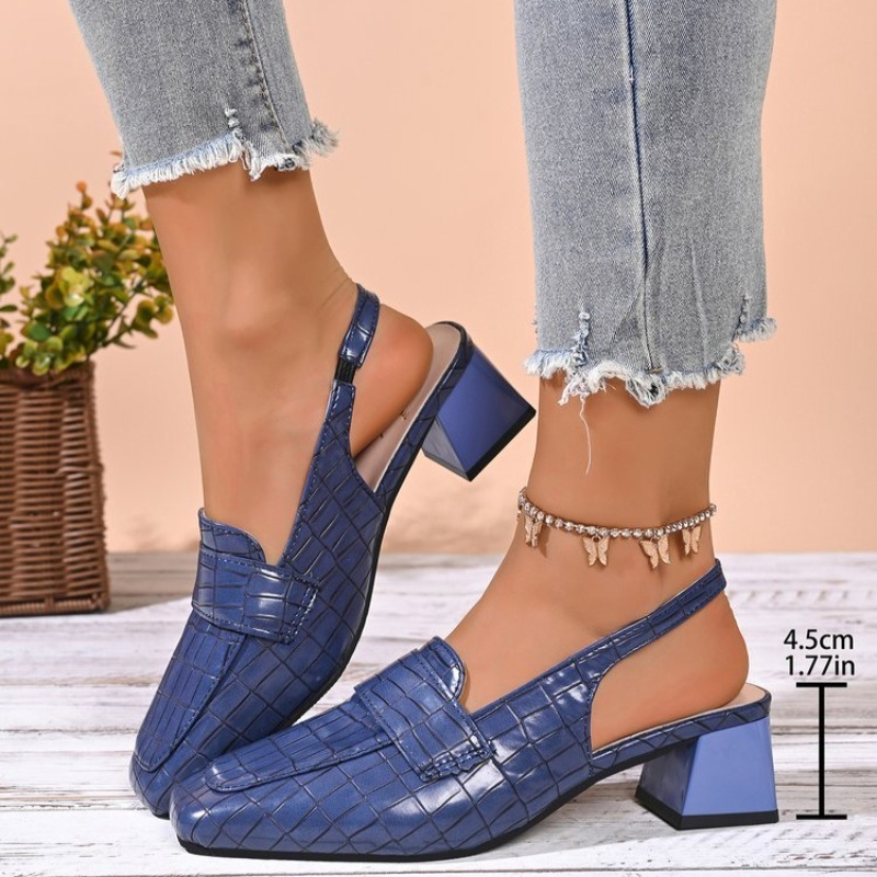 Women'S Work Fashion - Женские туфли-лодочки на толстом каблуке, модная