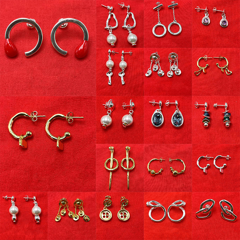 Pearl Earring Stud - Ювелирный комплект ручной работы 2026, испанский