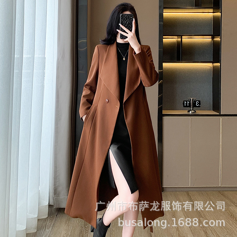 Women'S Office Formal Wear For Ladies - Новое женское пальто-тренч 2025 года для
