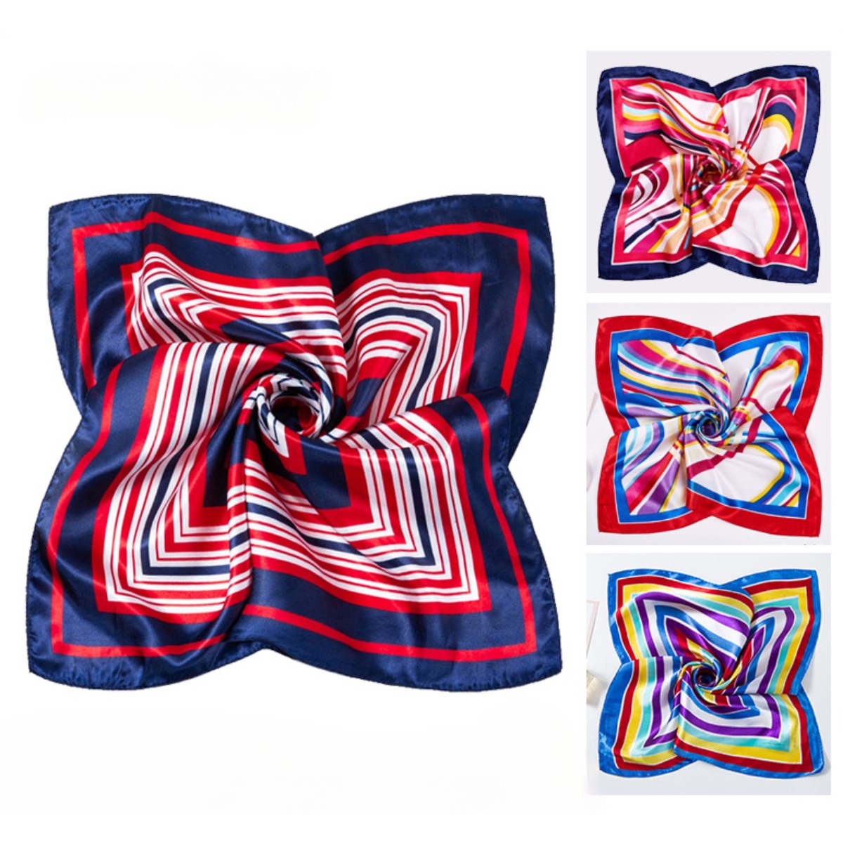 Scarf Silk Neck - 50*50 см квадратные шелковые шарфы, шарф,