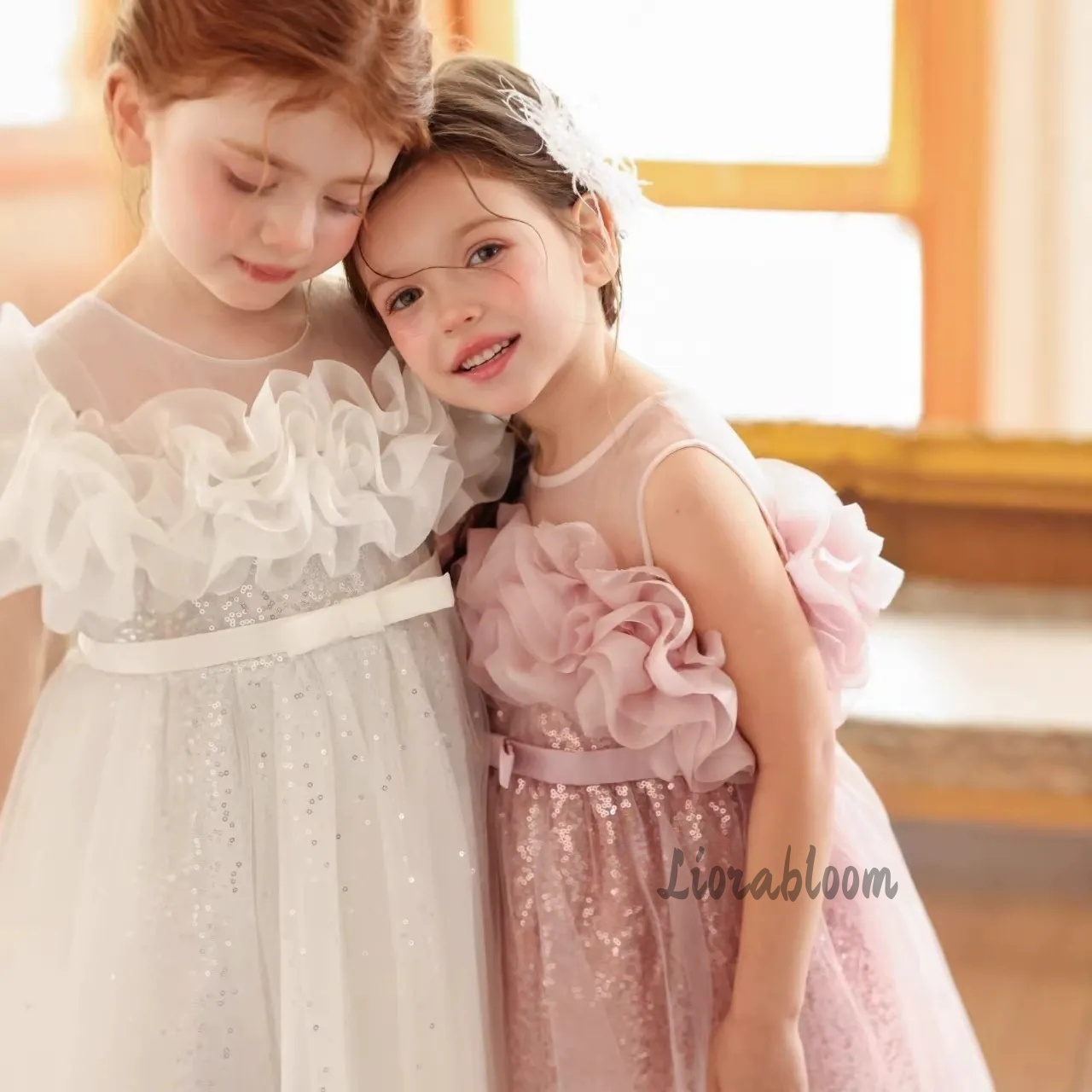 Formal Attire Woman - Розовое пышное платье для девочек из