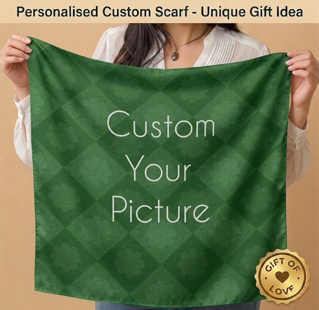 Scarf Silk Neck - Индивидуальный шелковый шарф для женщин: роскошный,