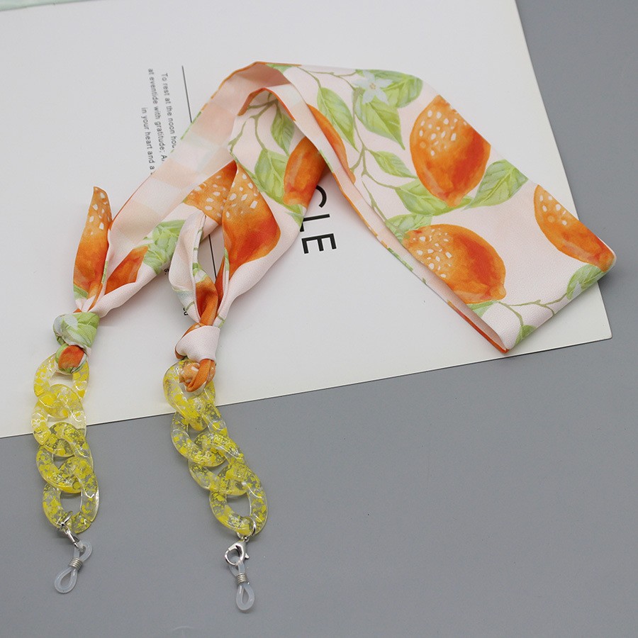 Scarf Silk Neck - Шелковый шарф в богемном стиле с