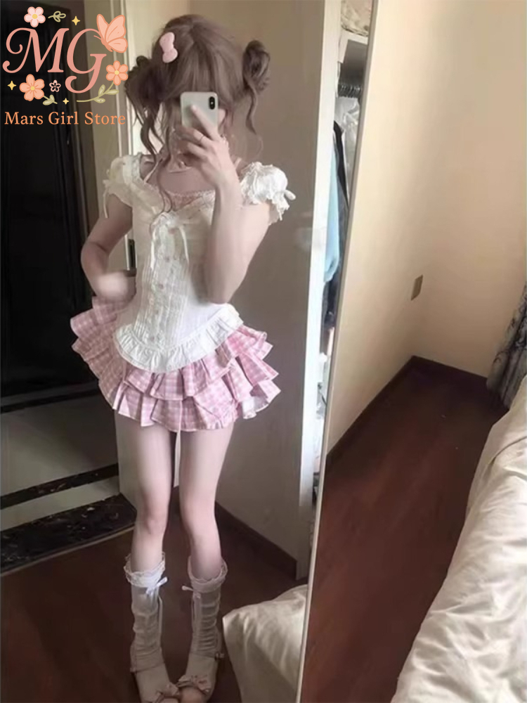 Women Formal Wear For Summer - Японский Kawaii Lolita Sweet, комплект из