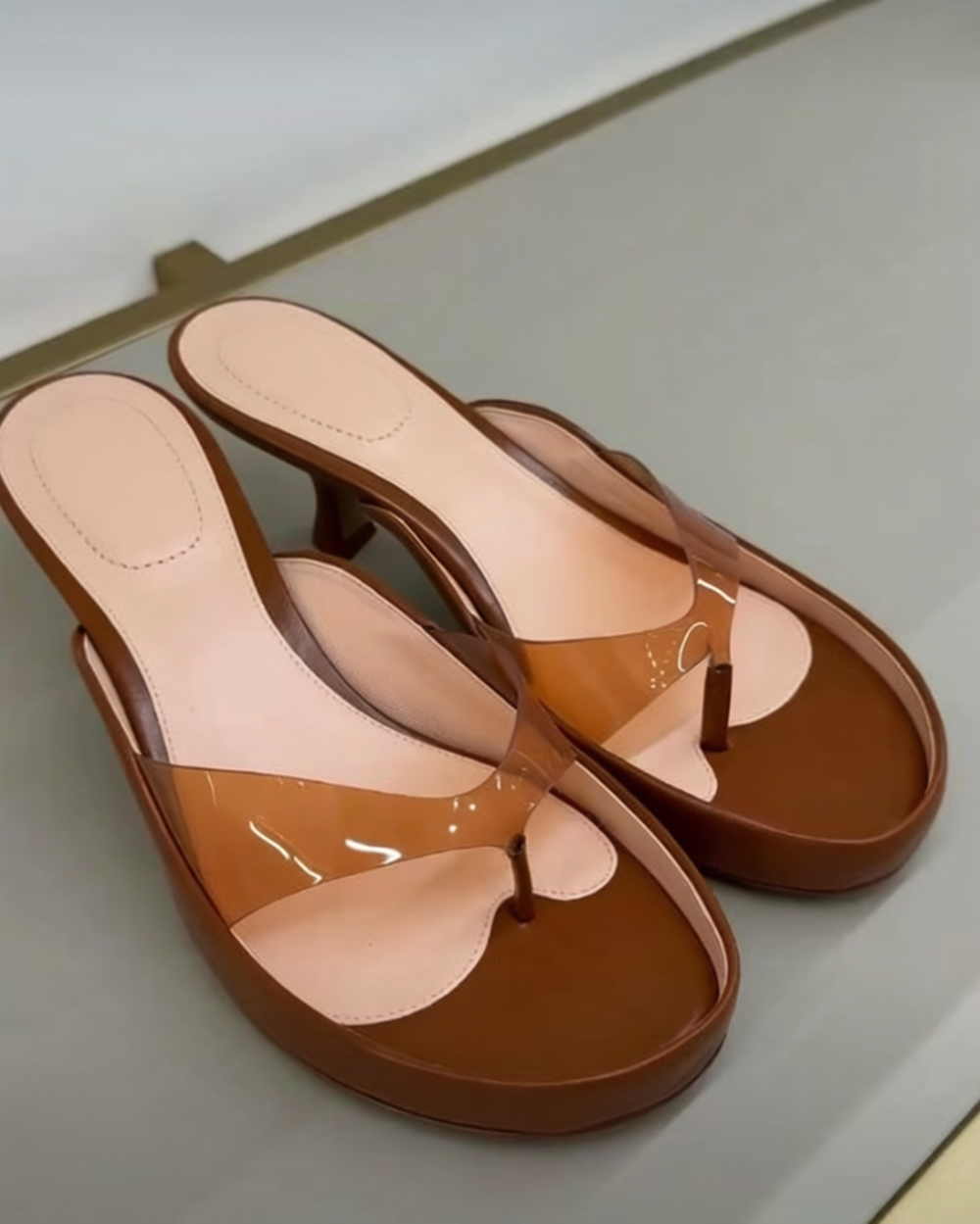 Летние женские сандалии-шлепан – обзор и цена Kitten Heel Women