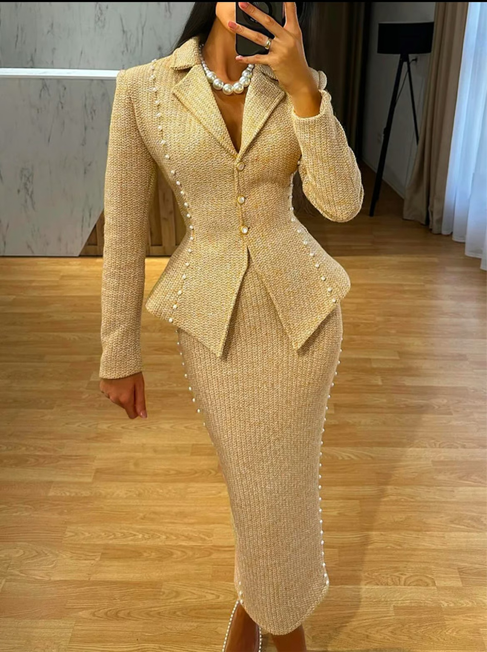 Хлопковые женские комплекты бл – обзор и цена Women Formal Wear Blazer Set