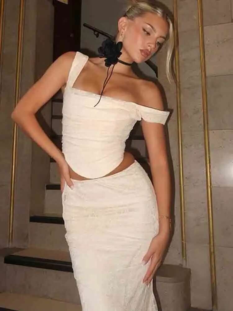 Белый кружевной винтажный секс – обзор и цена Women Formal Wear For Summer