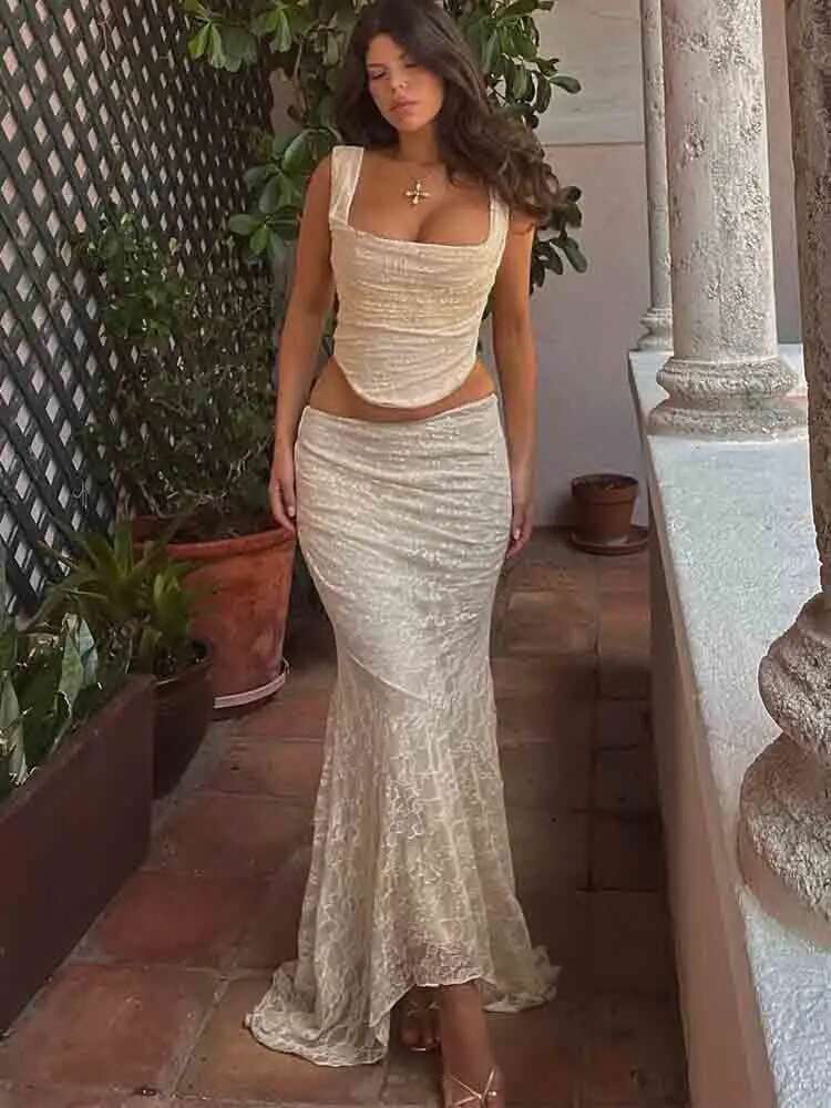 Белый кружевной винтажный секс – обзор и цена Women Formal Wear For Summer