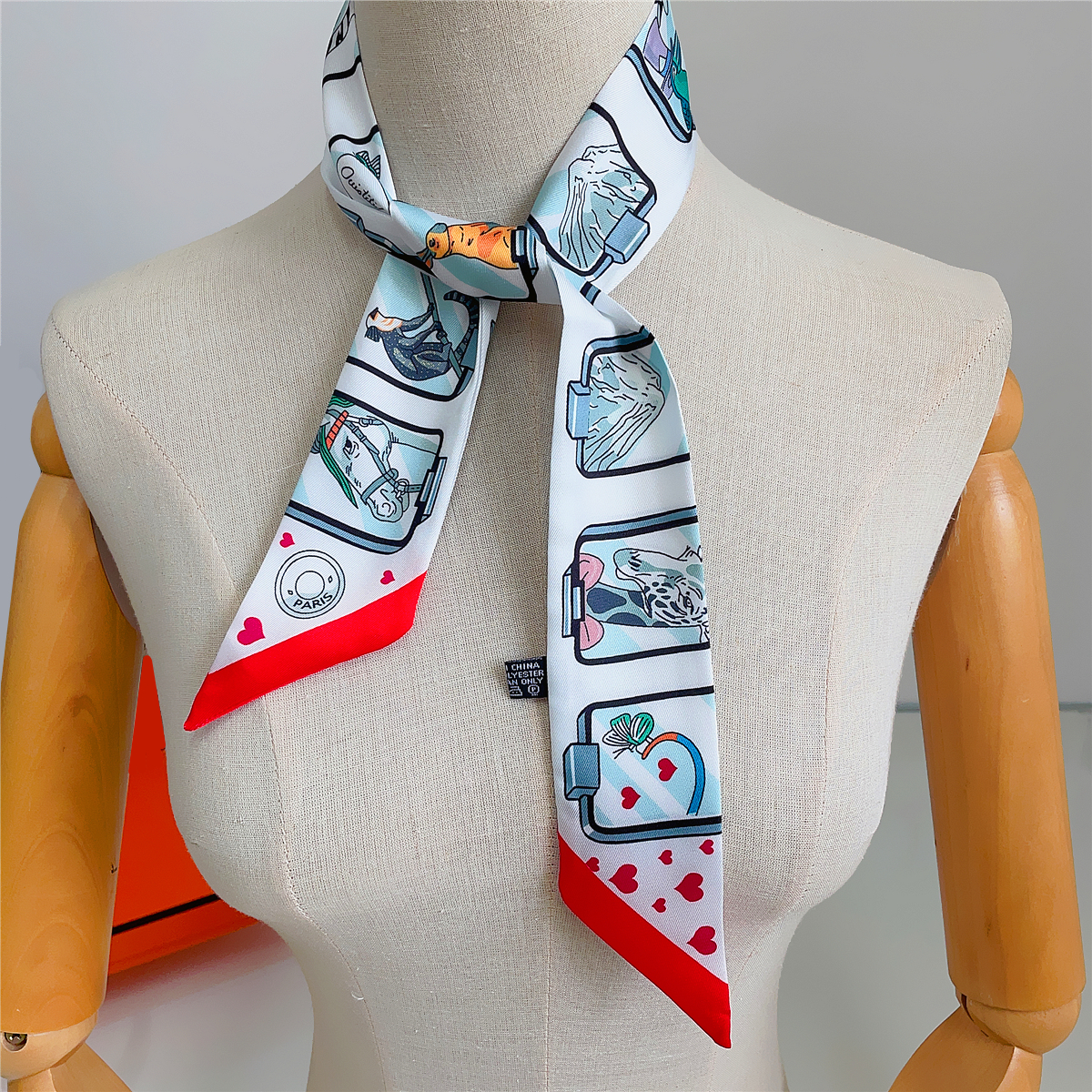 Брендовый дизайн, саржевый 100 – обзор и цена Scarf Silk Neck