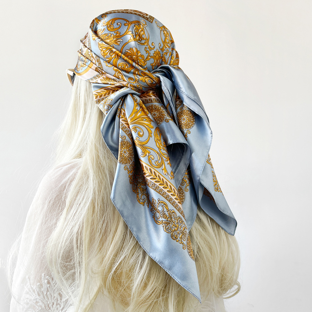 Шелковая атласная квадратная ш – обзор и цена Scarf Silk Neck