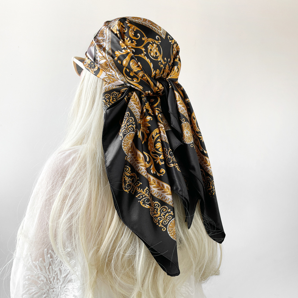 Шелковая атласная квадратная ш – обзор и цена Scarf Silk Neck