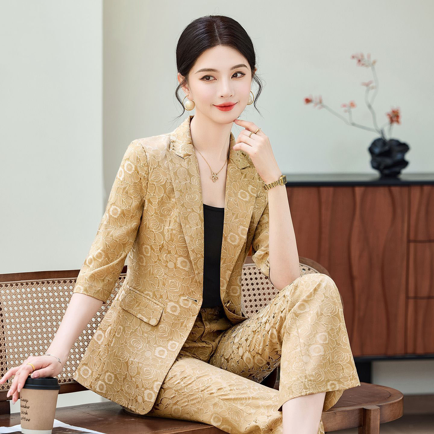 Модный абрикосовый деловой кос – обзор и цена Women'S Office Formal Wear For Ladies