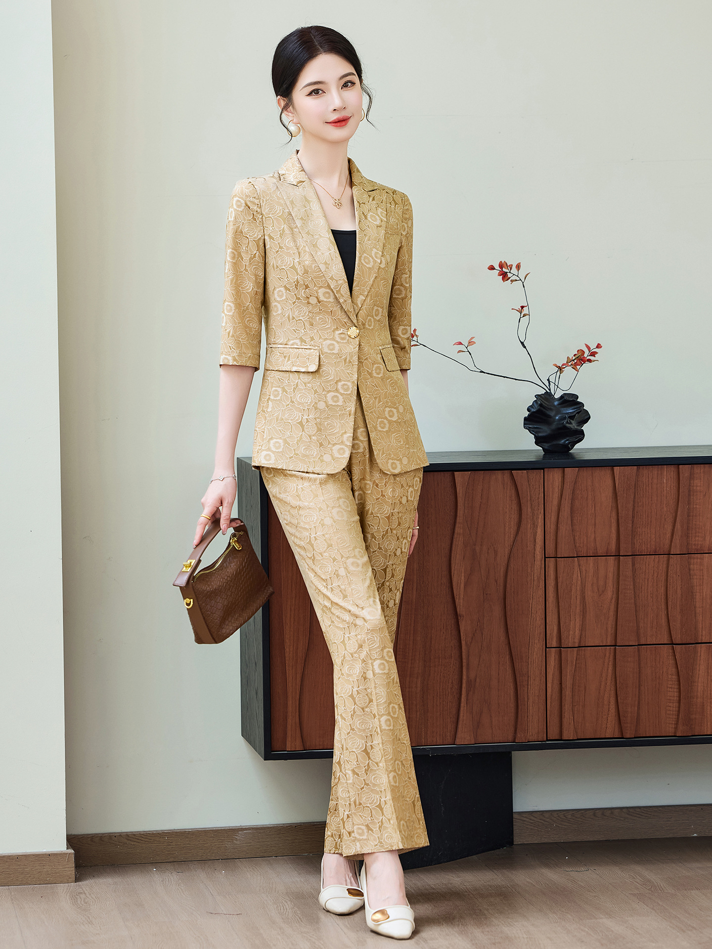 Модный абрикосовый деловой кос – обзор и цена Women'S Office Formal Wear For Ladies
