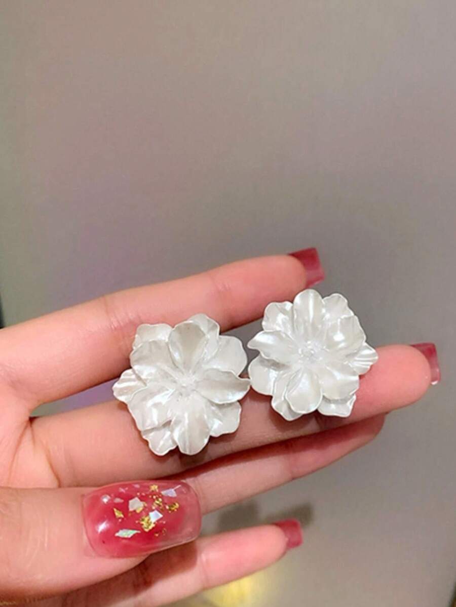 1 пара белых свадебных сережек – обзор и цена Pearl Earring Stud
