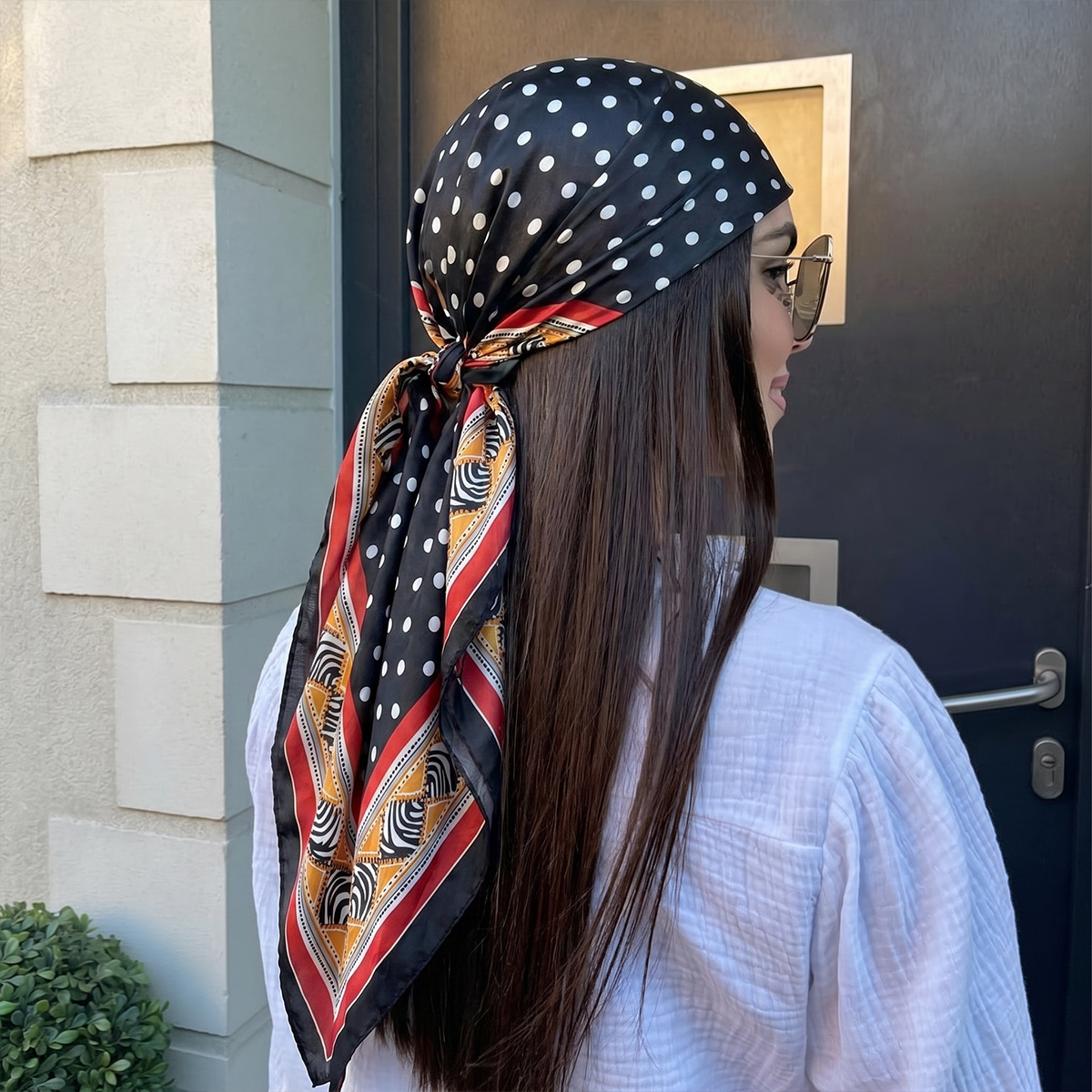 Новый роскошный шелковый плато – обзор и цена Scarf Silk Neck
