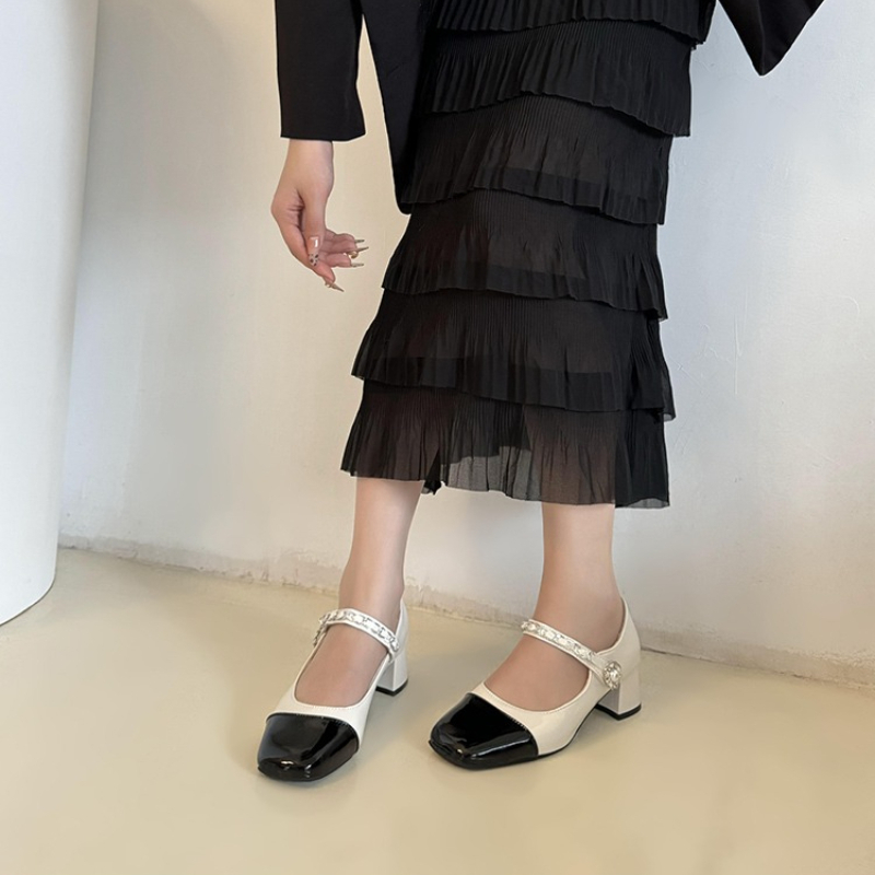 Туфли-мюли на толстом каблуке  – обзор и цена Formal Women Daily Wear Slippers