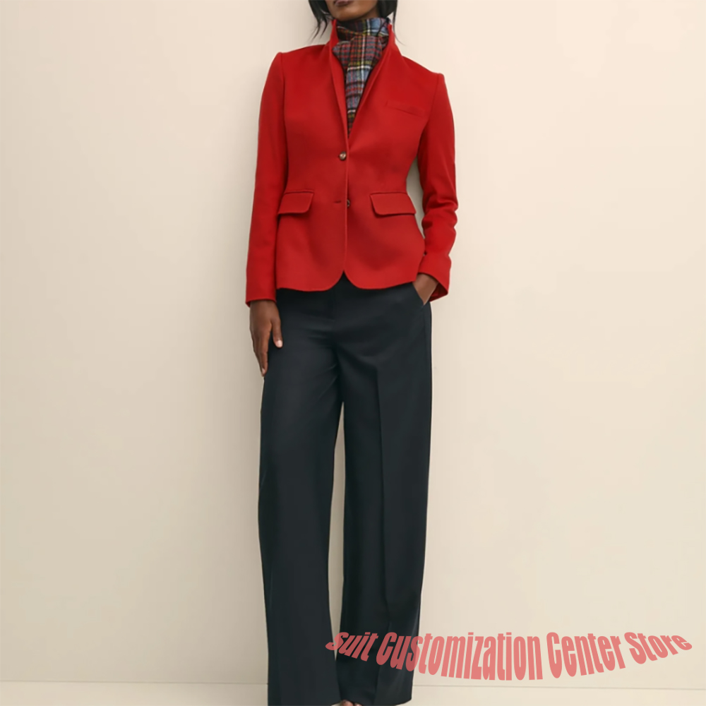 Женская темно-синяя шерстяная  – обзор и цена Women'S Office Formal Wear For Ladies