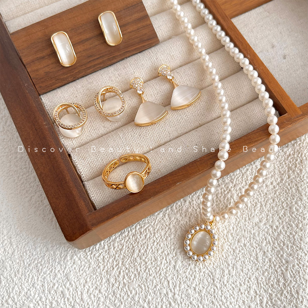 Набор украшений DIY: винтажные – обзор и цена Pearl Earring Stud