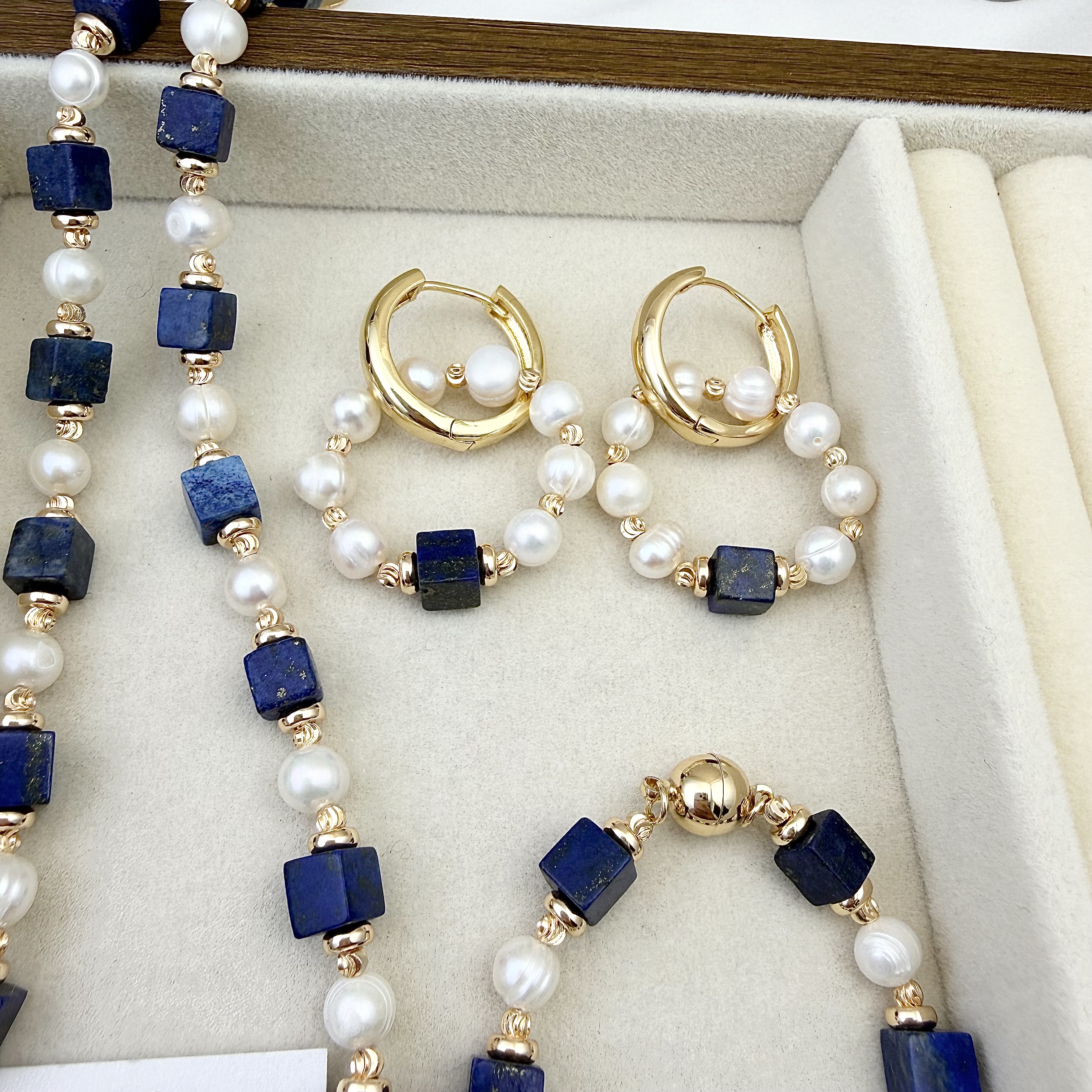 Набор украшений из натуральног – обзор и цена Pearl Earring Stud