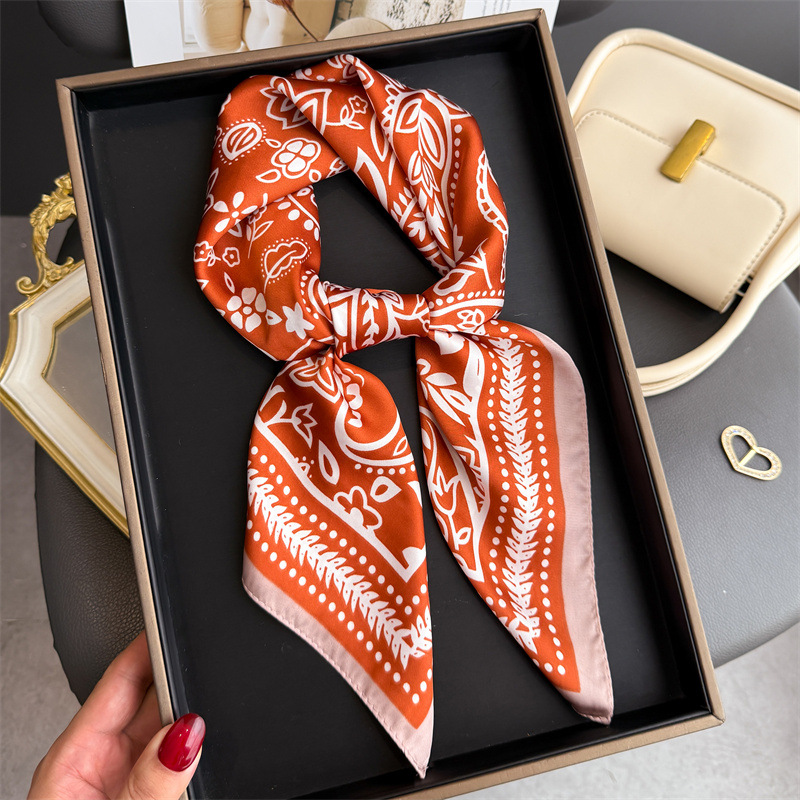 Шелковый платок с принтом кешь – обзор и цена Scarf Silk Neck