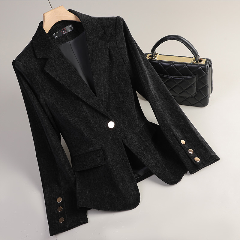 Женский пиджак из желтого золо – обзор и цена Women'S Office Formal Wear For Ladies