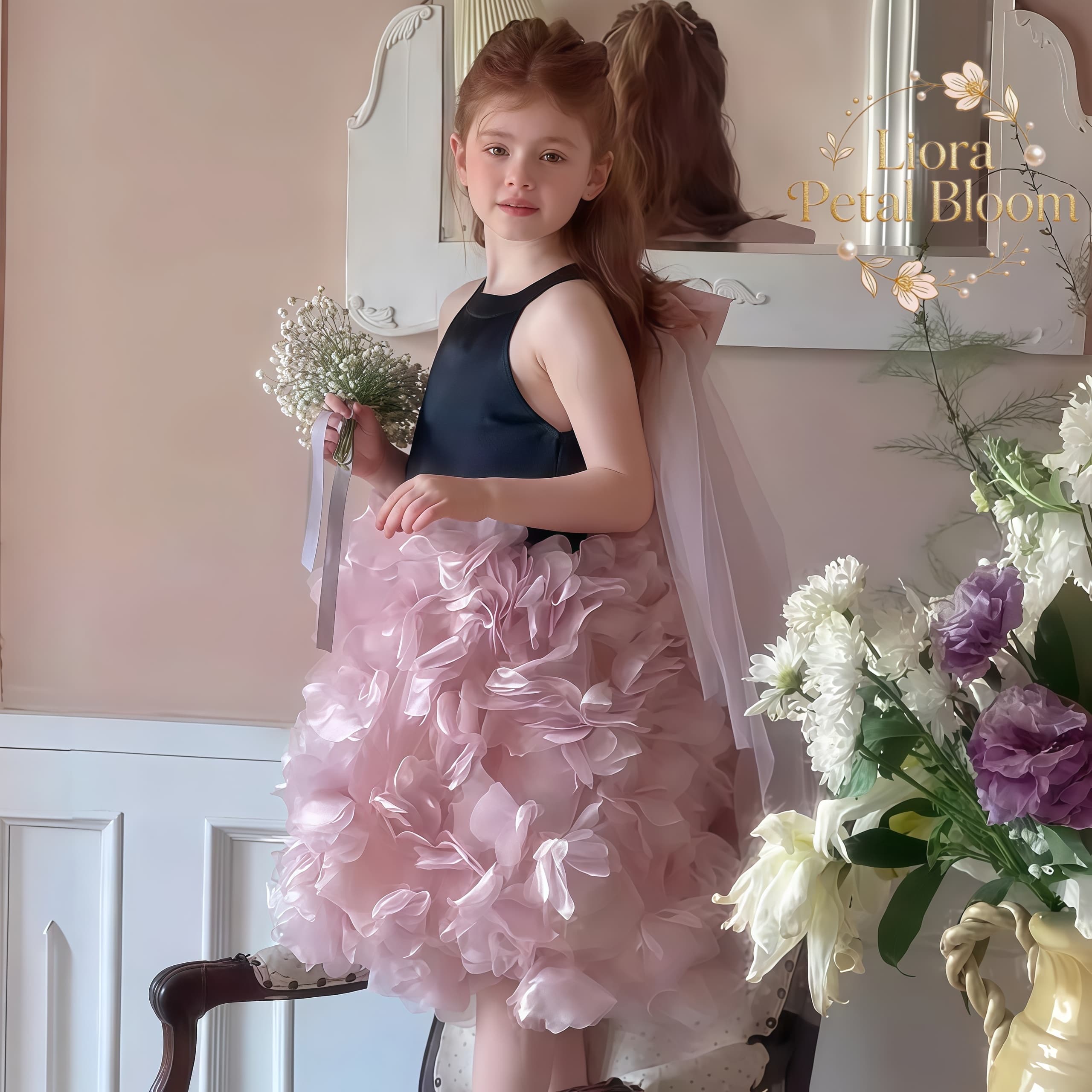 Черное тюлевое платье с цветоч – обзор и цена Formal Attire Woman