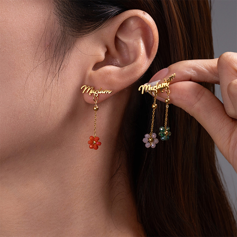 Серьги Auxauxme с индивидуальн – обзор и цена Pearl Earring Stud