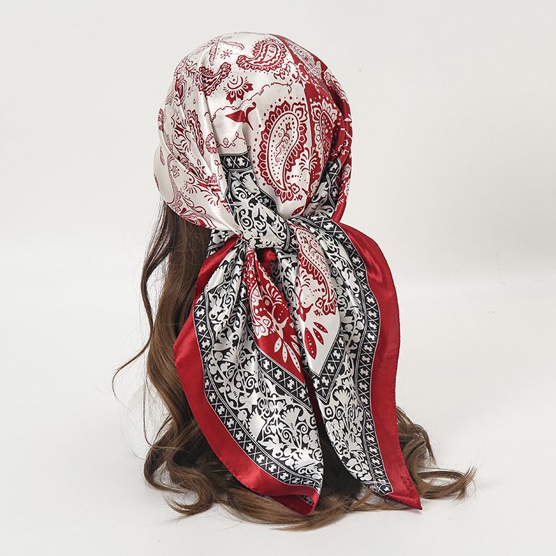 Атласный квадратный шарф, женс – обзор и цена Scarf Silk Neck