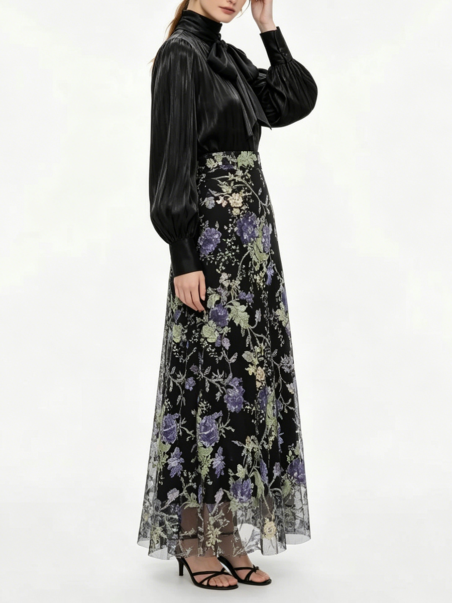 Элегантный черный комплект VGH – обзор и цена Women Formal Wear Set