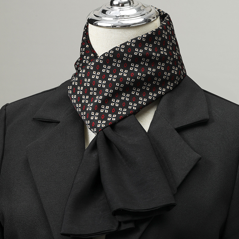 Мужской шарф, имитация шелка,  – обзор и цена Scarf Silk Neck
