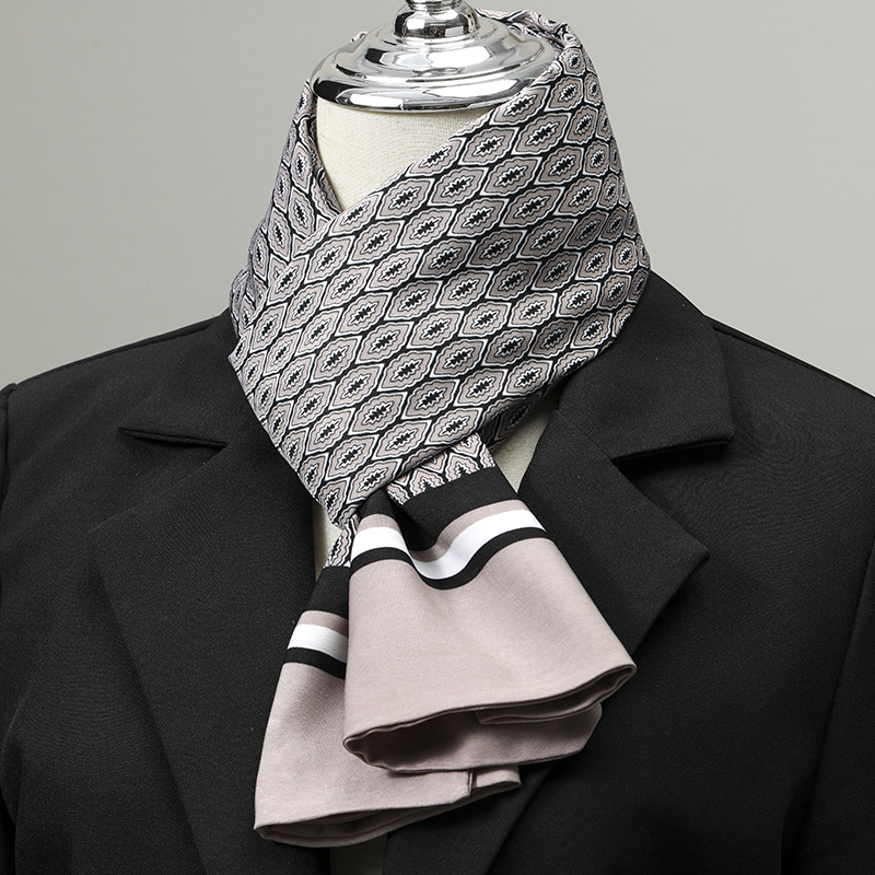 Мужской шарф, имитация шелка,  – обзор и цена Scarf Silk Neck