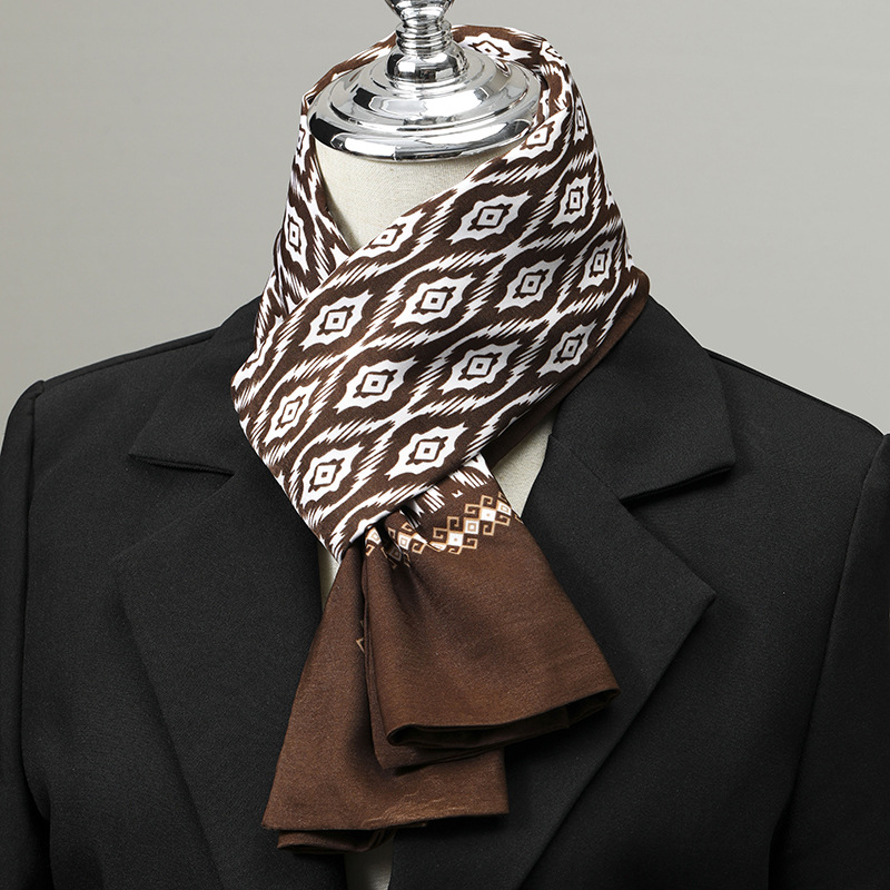 Мужской шарф, имитация шелка,  – обзор и цена Scarf Silk Neck