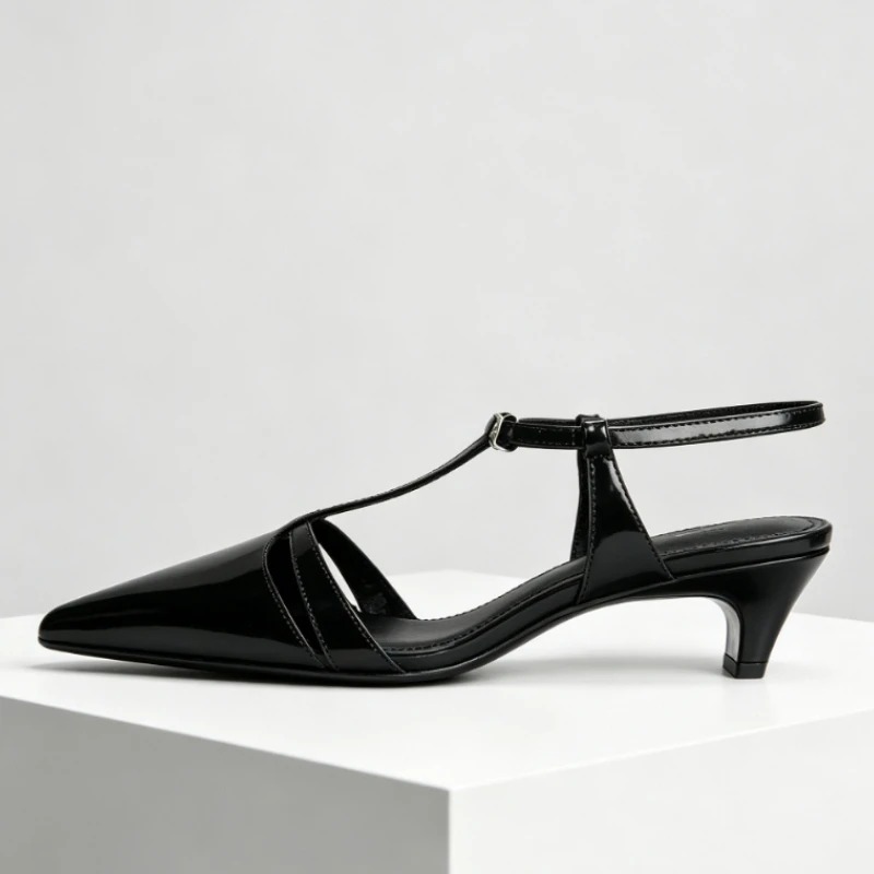Женские туфли-лодочки из лакир – обзор и цена Kitten Heel Women