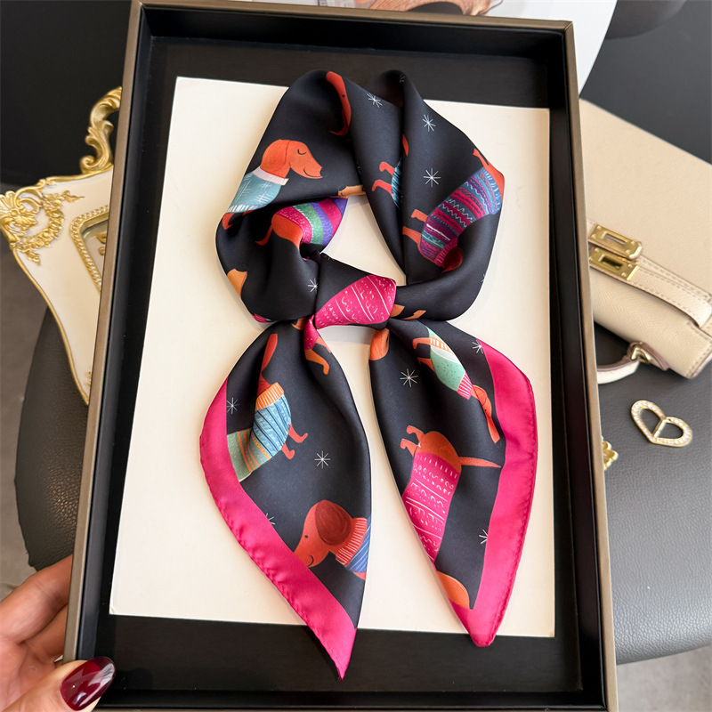 Модный шарф-бандана с принтом  – обзор и цена Scarf Silk Neck