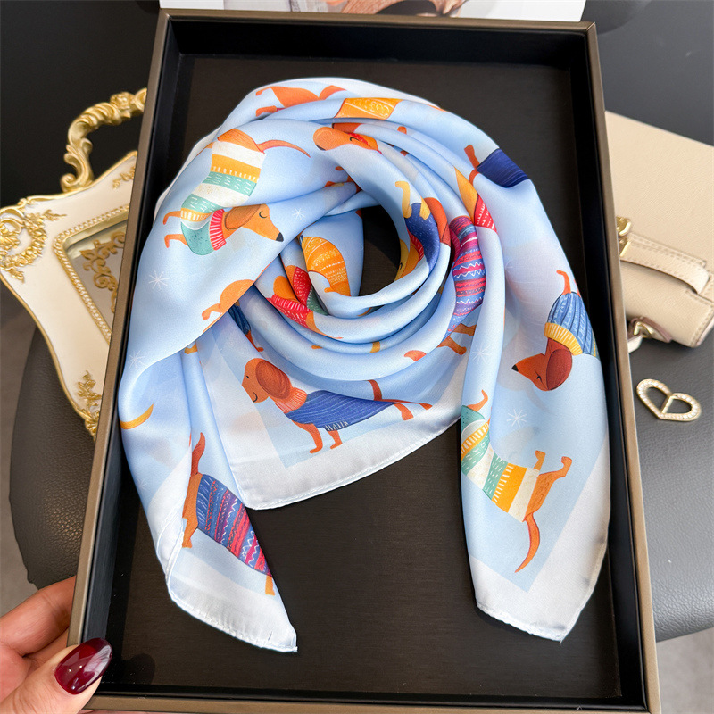 Модный шарф-бандана с принтом  – обзор и цена Scarf Silk Neck