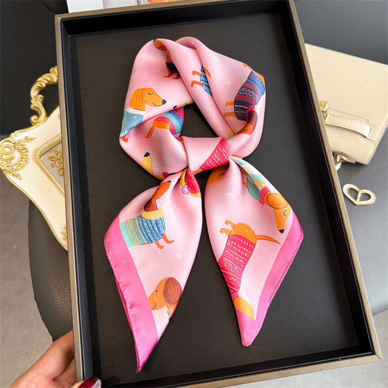 Модный шарф-бандана с принтом  – обзор и цена Scarf Silk Neck