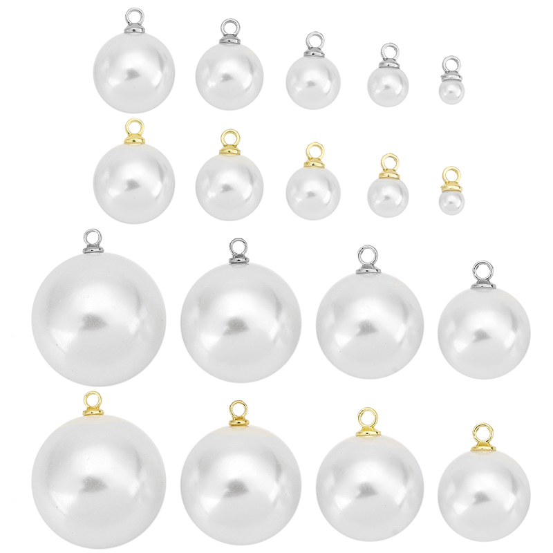 20 шт. бусин-имитаций жемчуга  – обзор и цена Pearl Earring Stud