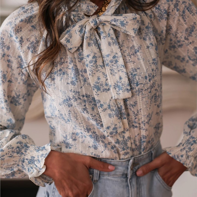 Женская модная блузка с бантом – обзор и цена Women Formal Office Wear Tops