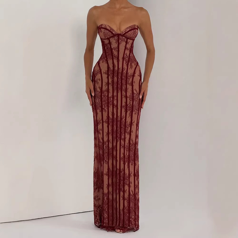 Платье макси без бретелек обле – обзор и цена Women Formal Wear For Summer