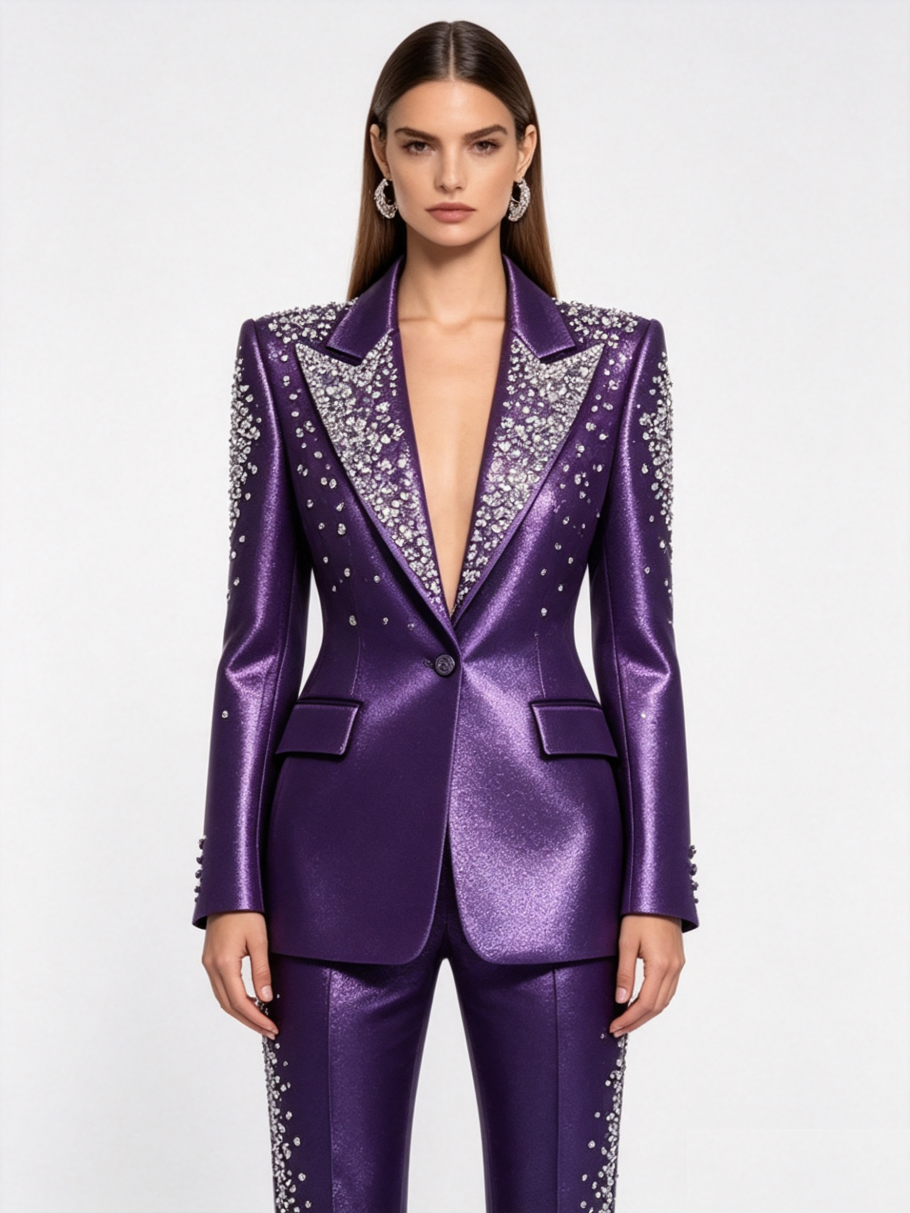 Роскошный женский костюм из ро – обзор и цена Women Formal Wear Blazer Set