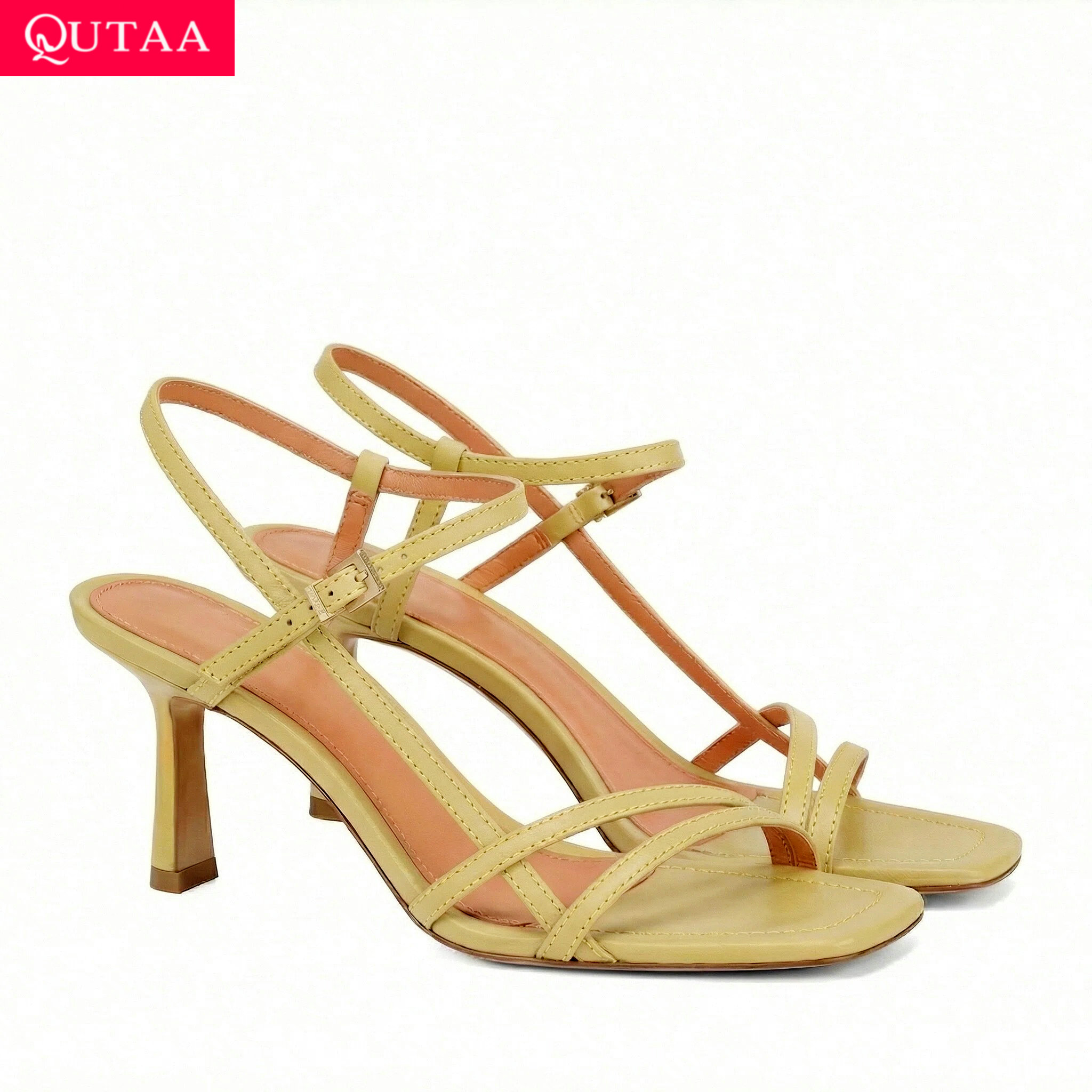 Модные женские летние туфли QU – обзор и цена Kitten Heel Women