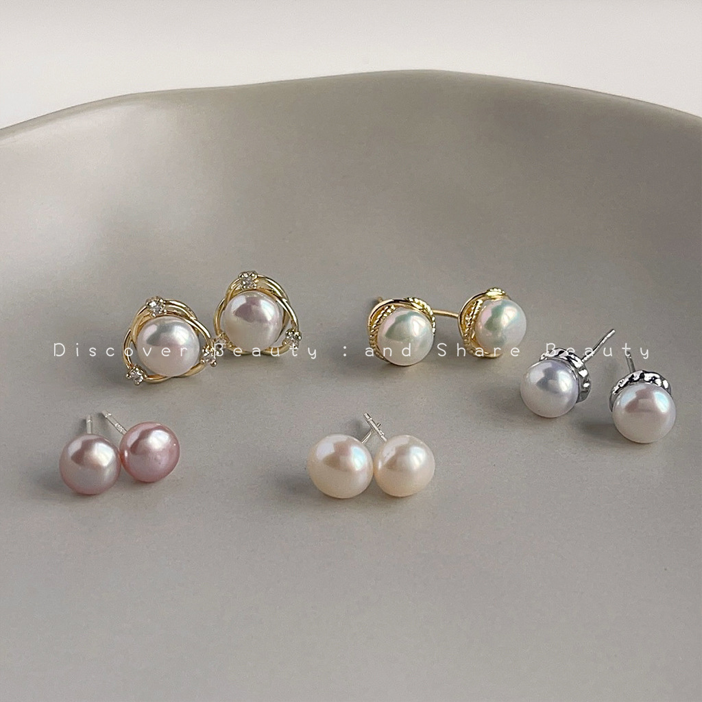 Серьги-гвоздики DIY с маленьки – обзор и цена Pearl Earring Stud