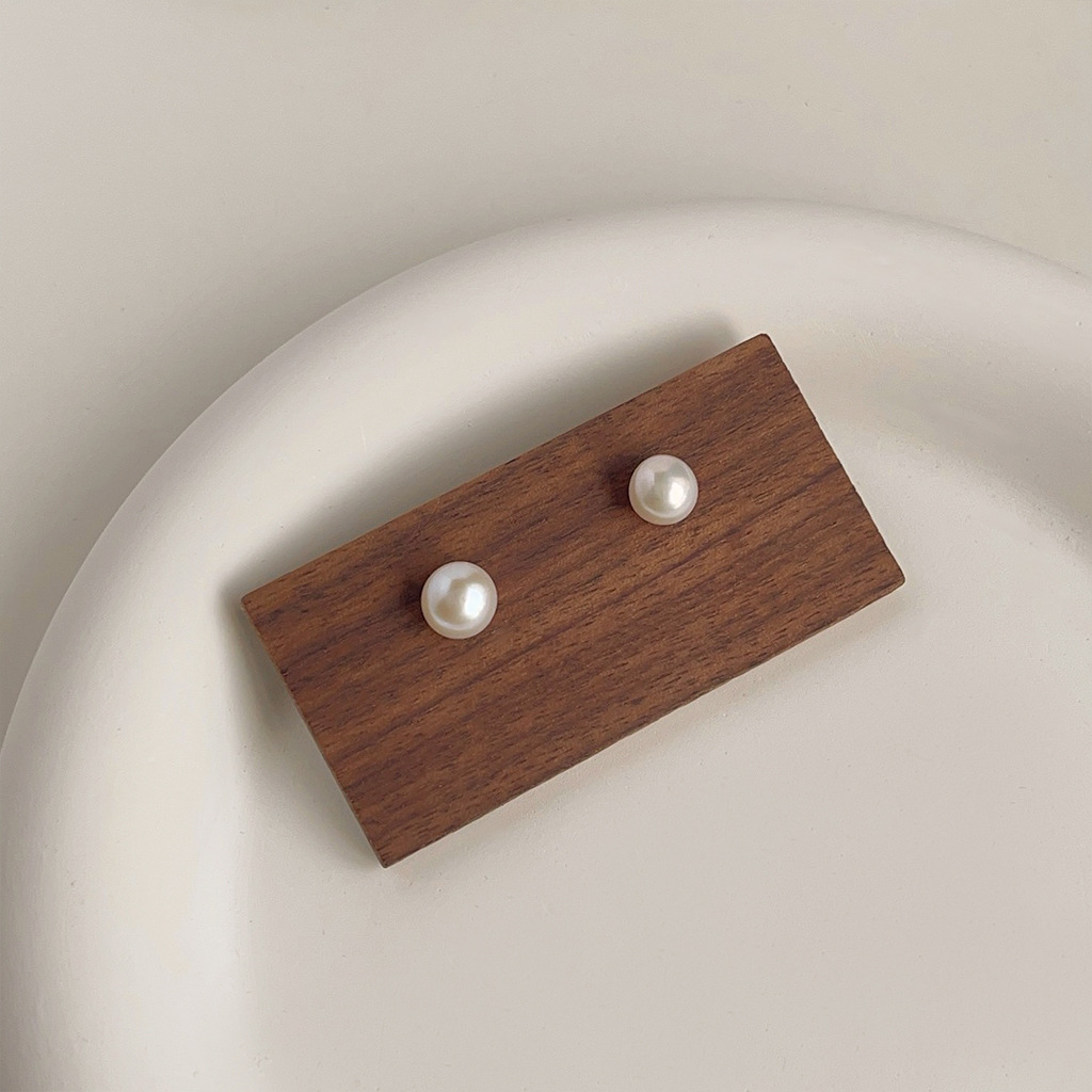 Серьги-гвоздики DIY с маленьки – обзор и цена Pearl Earring Stud